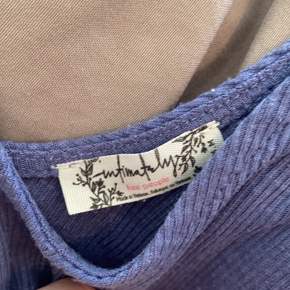 Free People Purple Tank Top - Picture 3 of 5